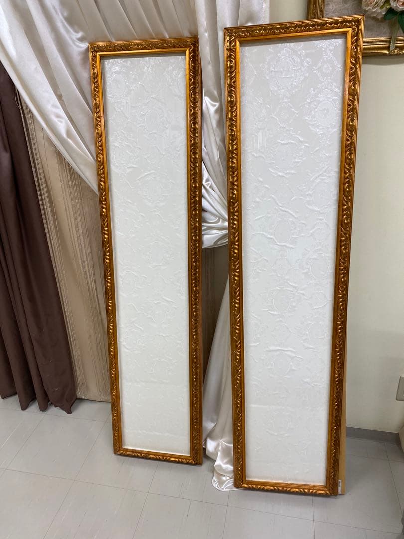 アンティーク風　ロココ　額縁　2つ