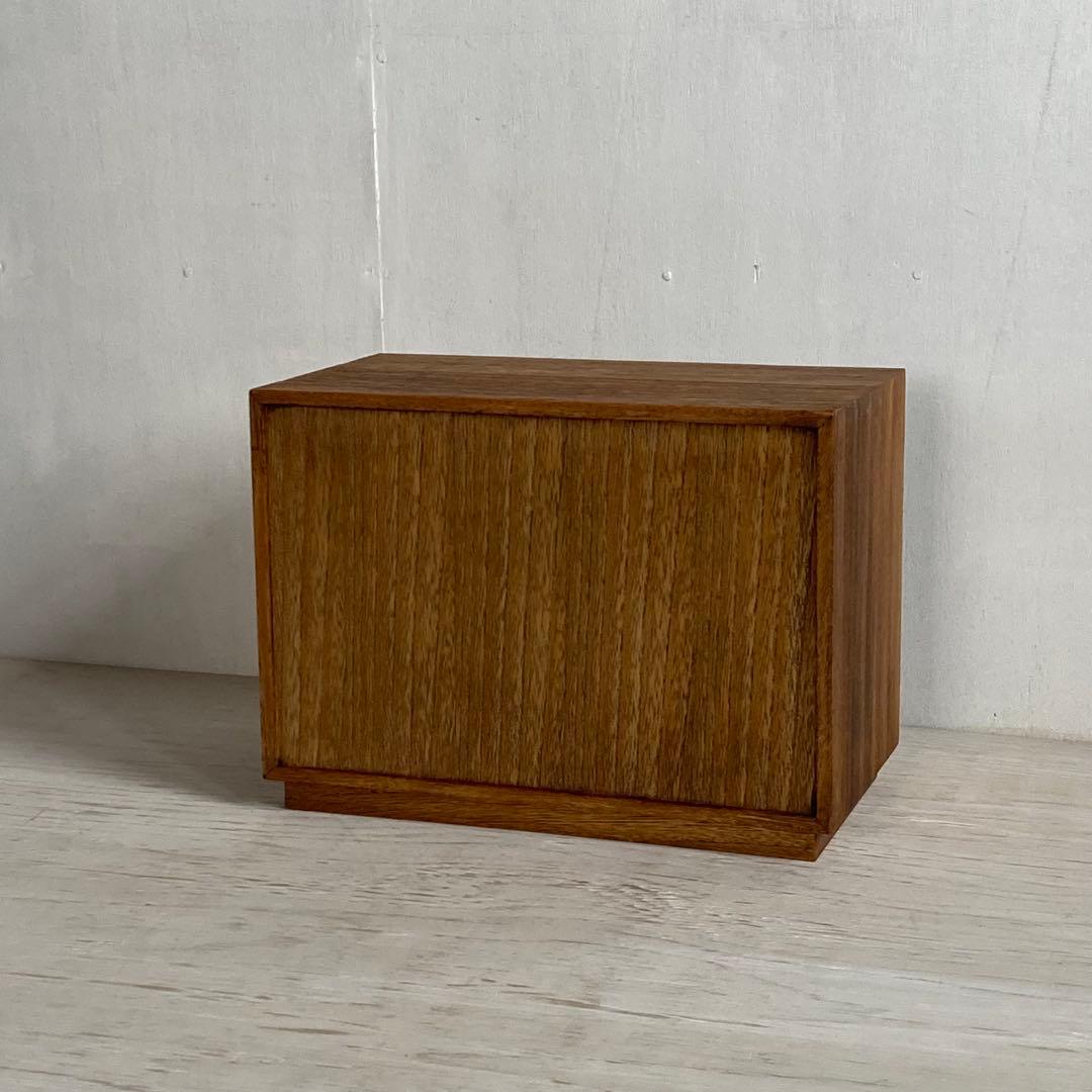 古い木製3杯 小引き出し 小物入れ 糸ケース 古家具 ディスプレイケース