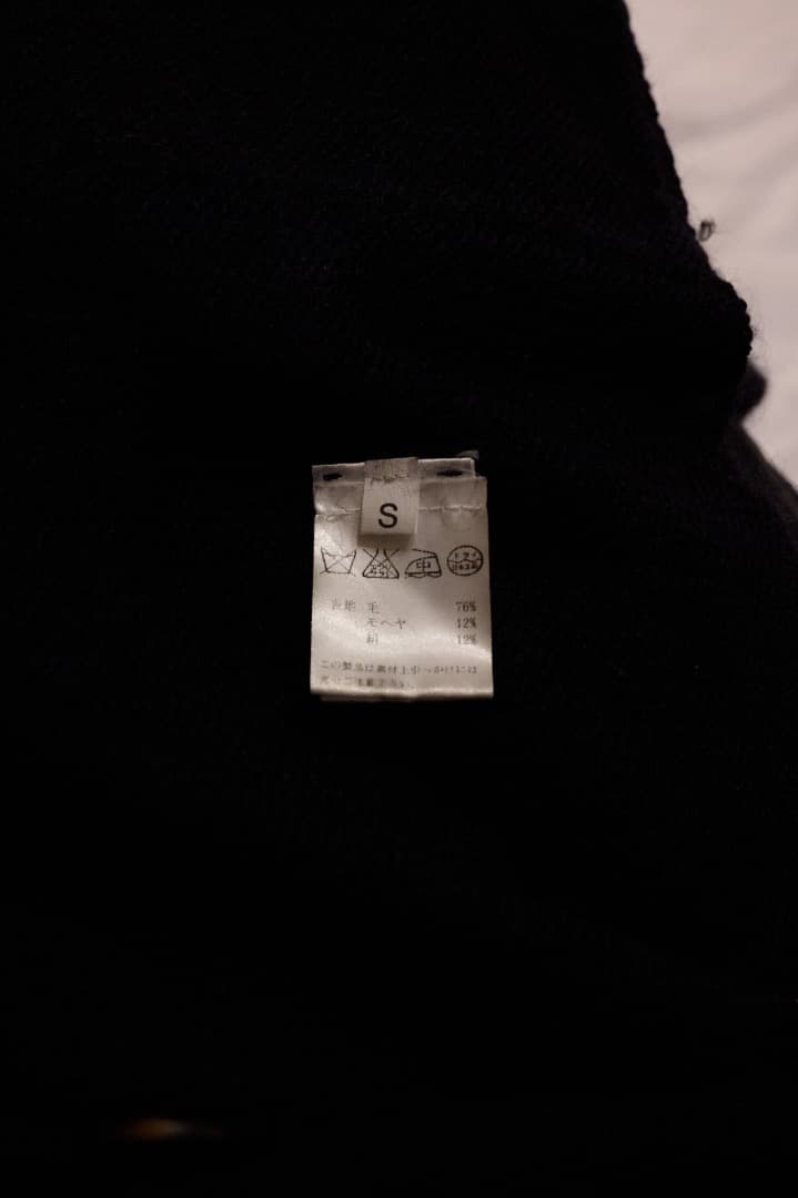 ma'ry'ya マリヤ モヘヤカーディガン ネイビー