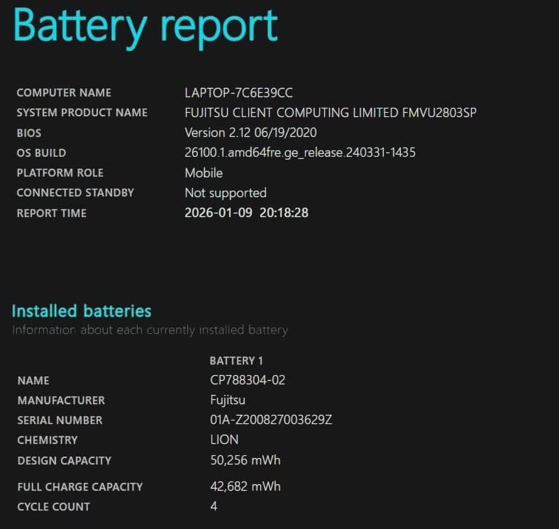 美品 富士通 高速パソコン i5第10世代 8GB SSD256GB カメラ付