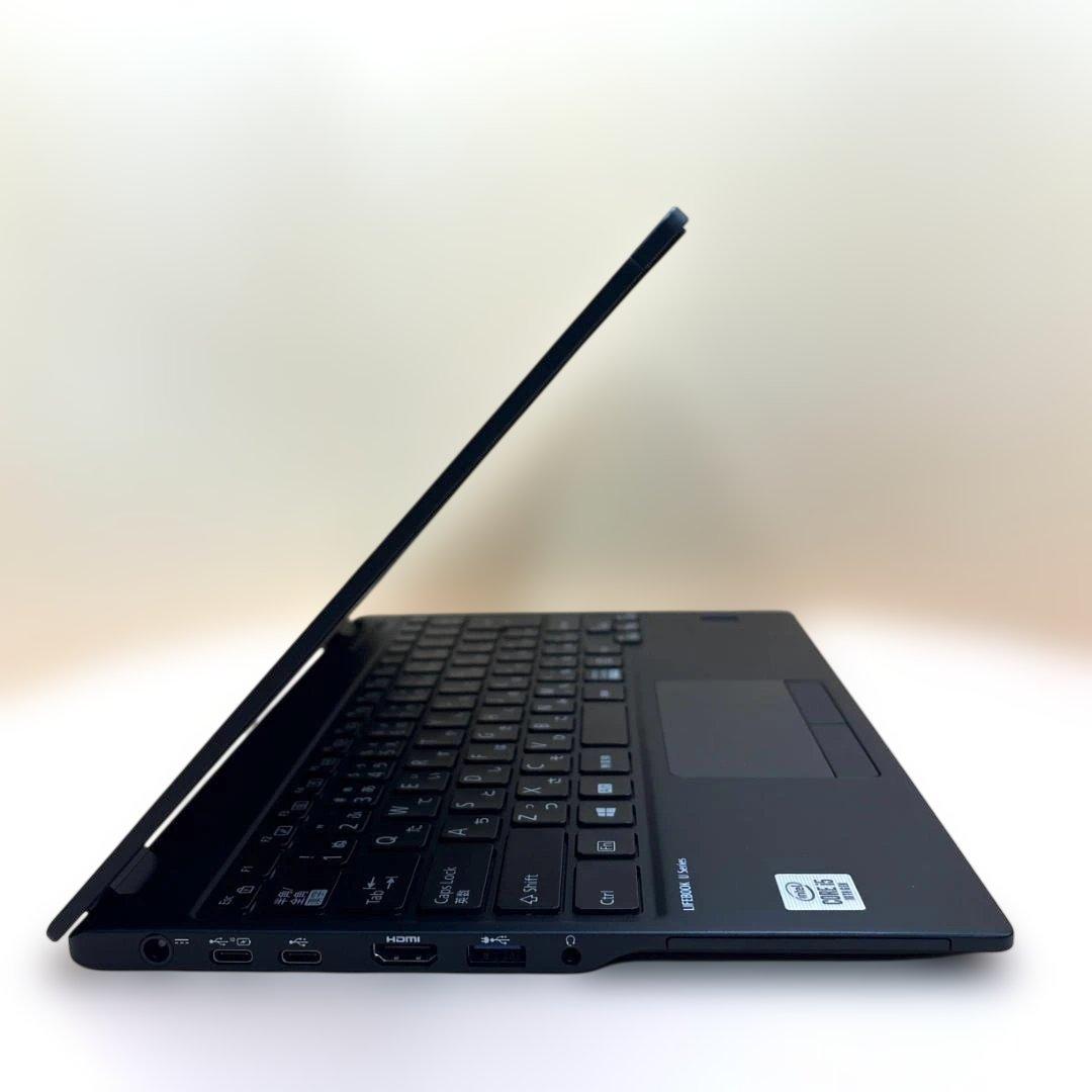 美品 富士通 高速パソコン i5第10世代 8GB SSD256GB カメラ付