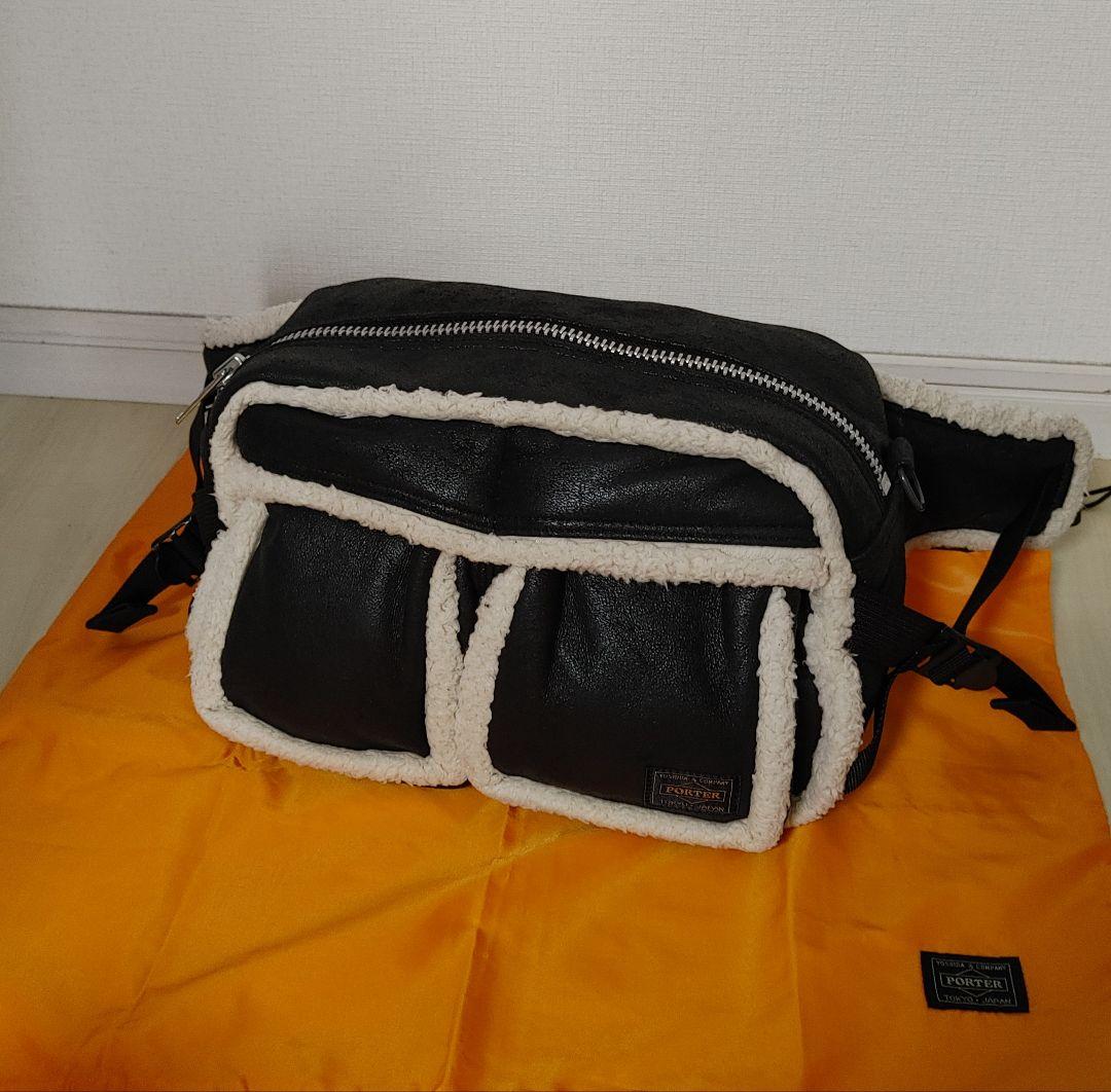 超希少モデル★B3タイプ‼️PORTER ウエストバッグ ブラック