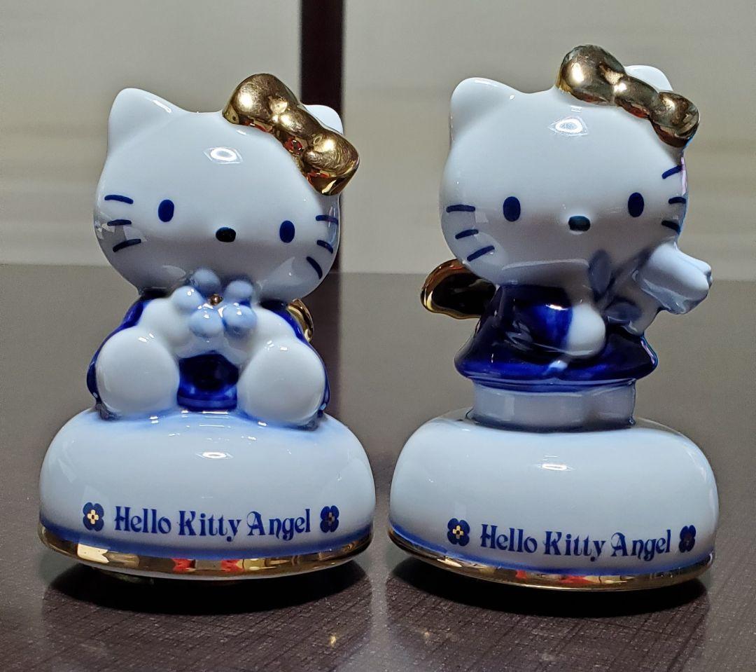ハローキティ オルゴール 陶器 エンジェル