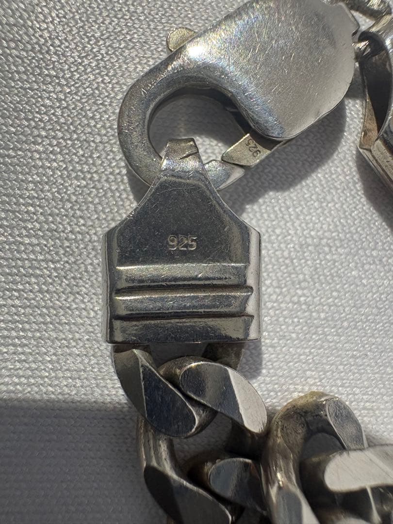 【24時間以内発送！】925刻印ありシルバー 喜平 チェーンネックレス 56g