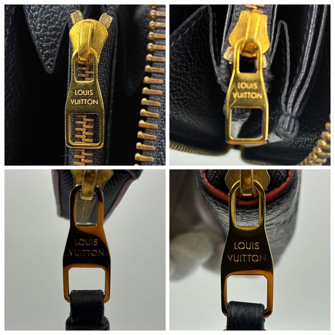 ルイヴィトン　ジッピーウォレット　アンプラント　長財布　マリーヌルージュ