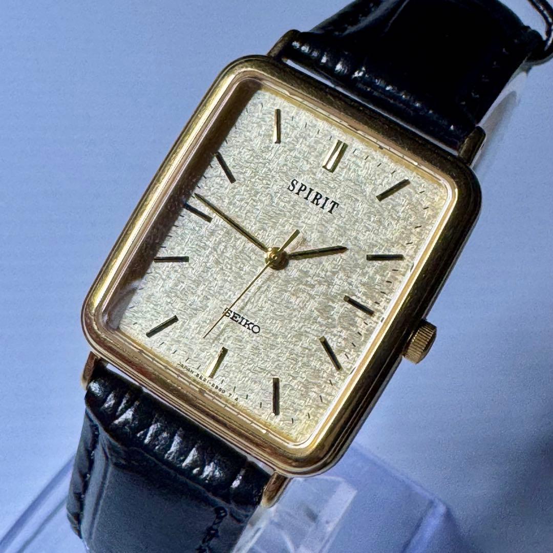 SEIKO 希少 スクエア ヴィンテージ 90's タンク 5E21-5B50