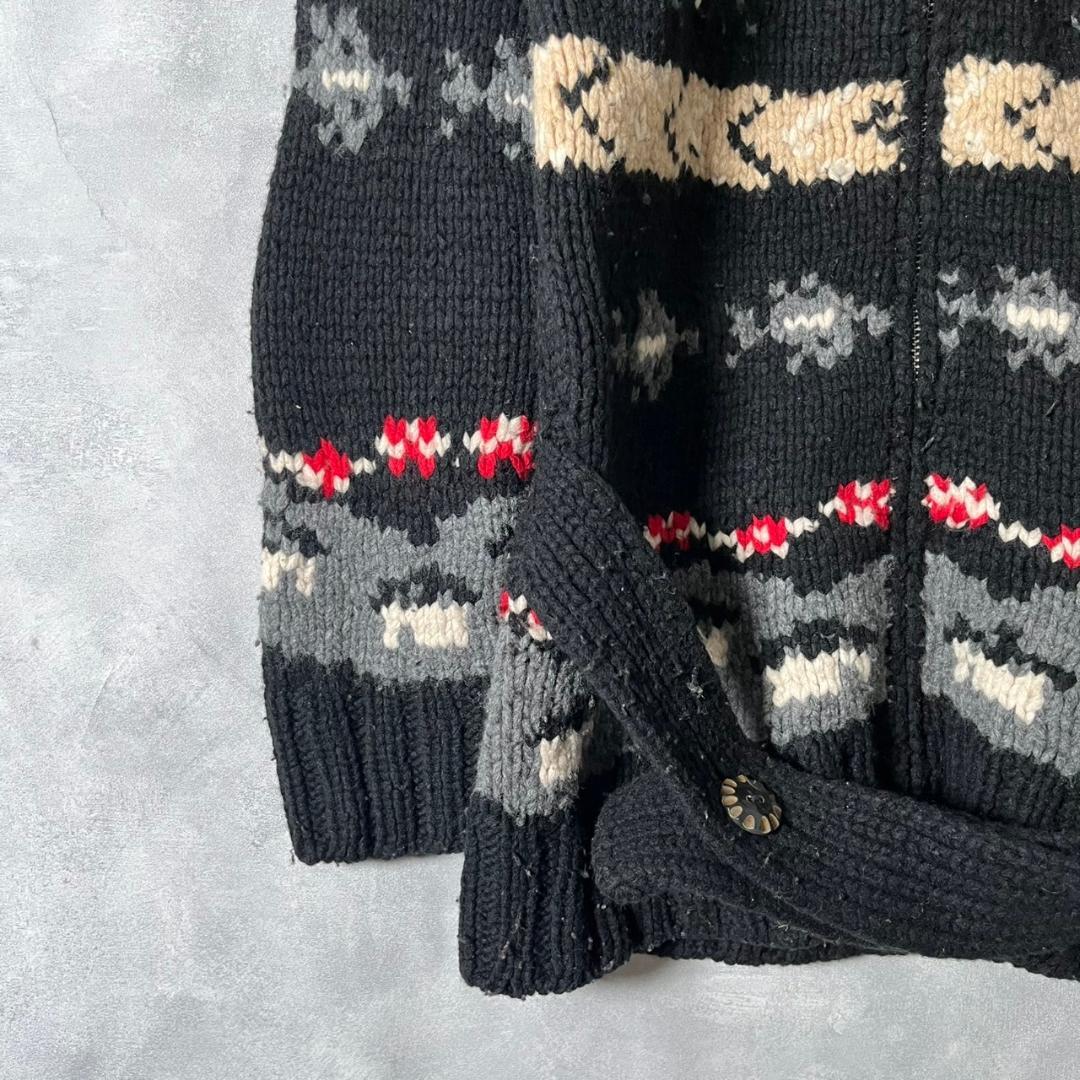 KEITA MARUYAMA アニマル ウール カウチンセーター N576