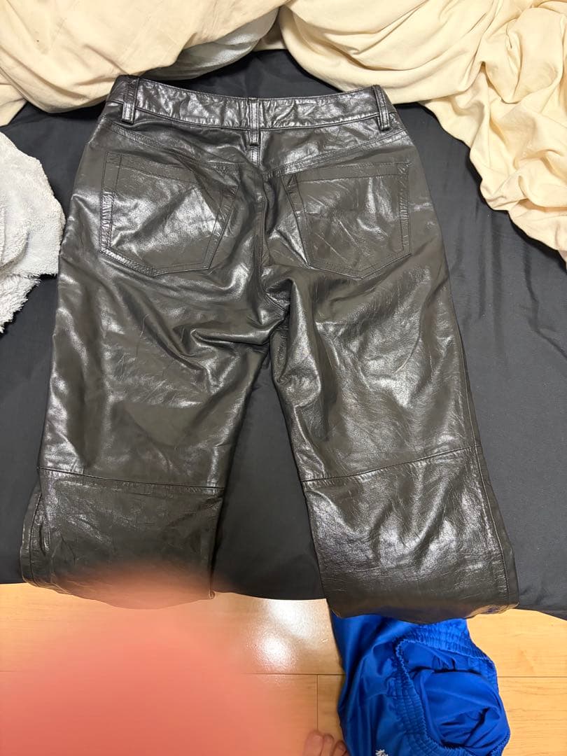 OLD GAP 名作 レザーパンツ 90s 00s カニエ•ウエスト