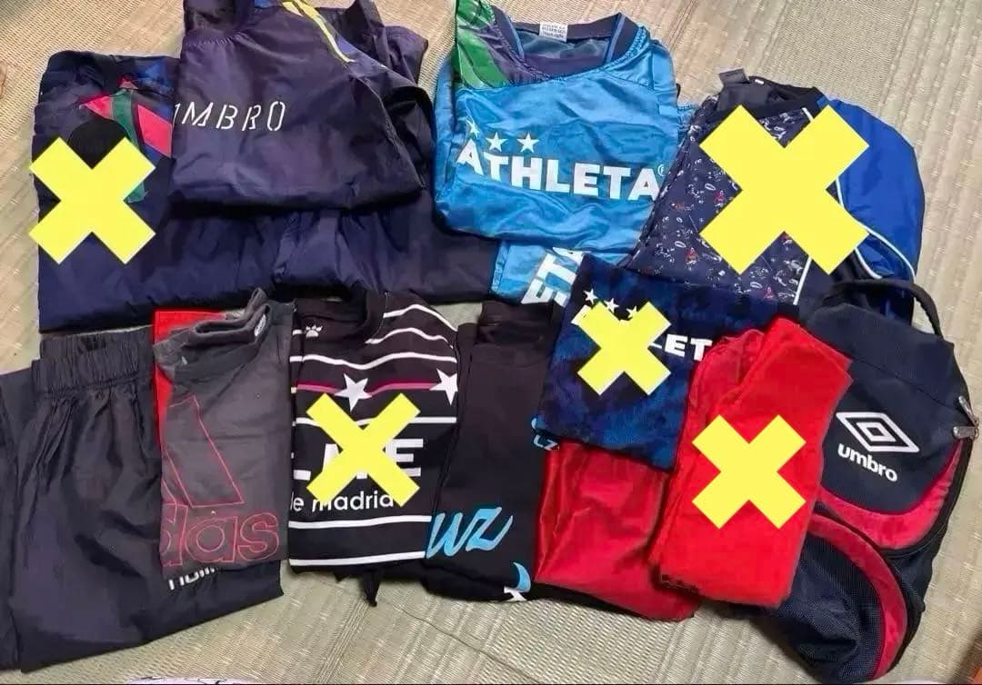 本日のみお値下げ！サッカーウェア、用品 まとめ売り 140〜160