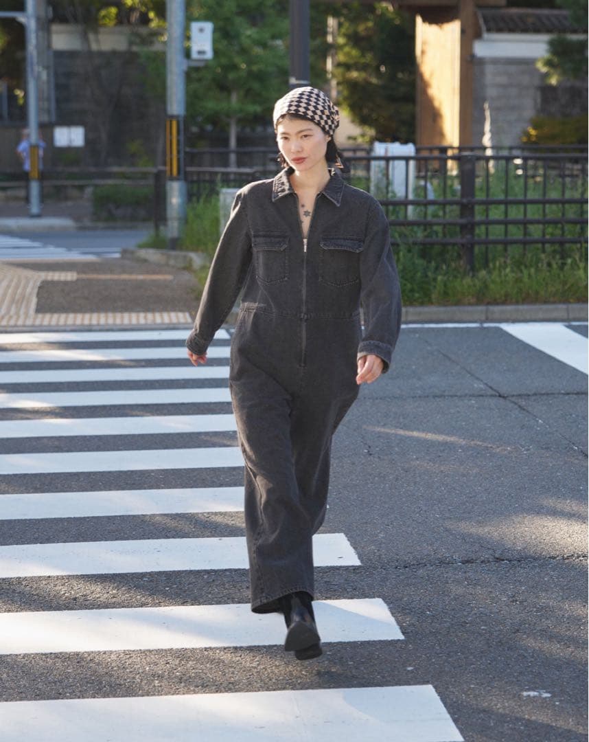 値下げ❣️ollkyotoJane Black Denim Jumpsuit