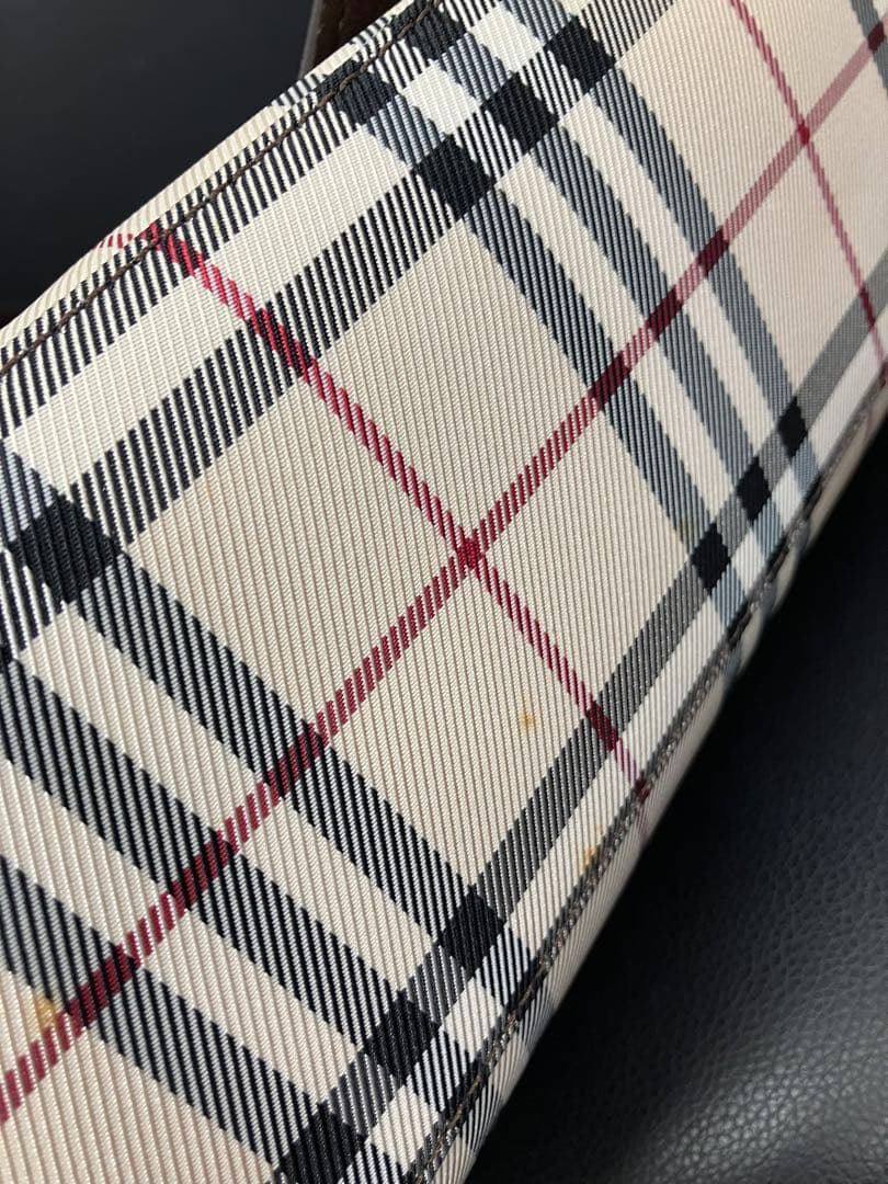 BURBERRY バーバリー プレート ミニボストンバッグ ノバチェック