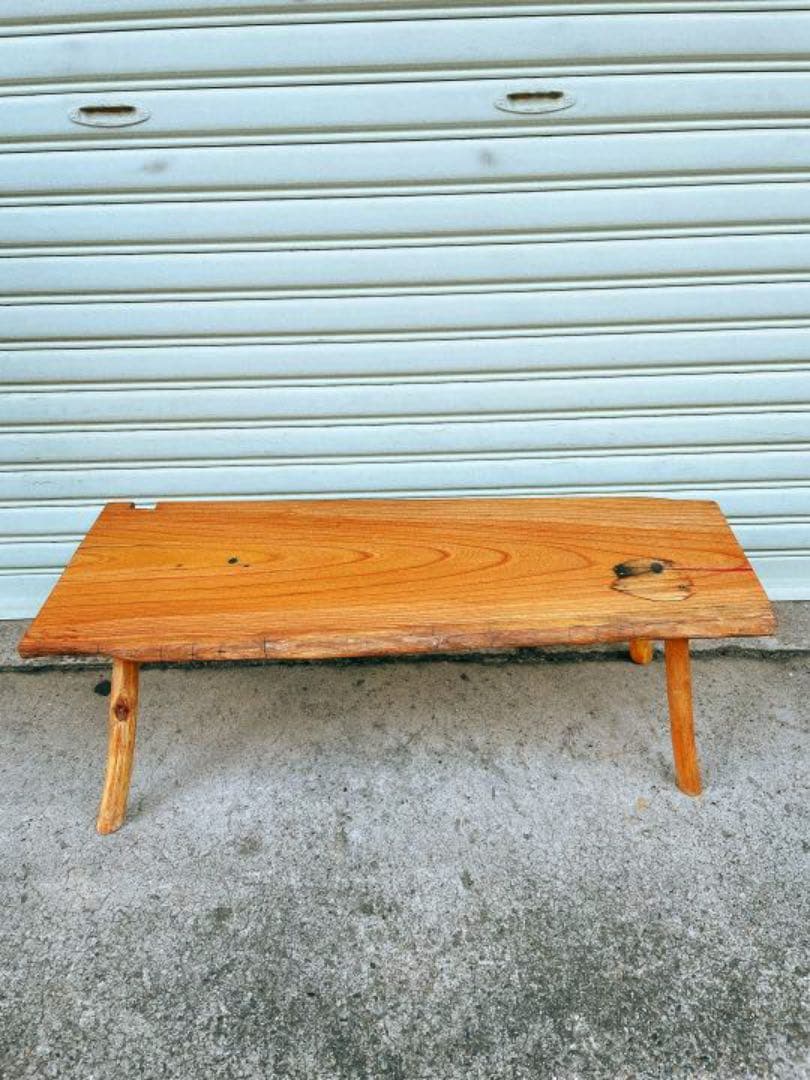 古材使用欅レジン/エポキシベンチテレビ台/コーヒーテーブル/リバーテーブル