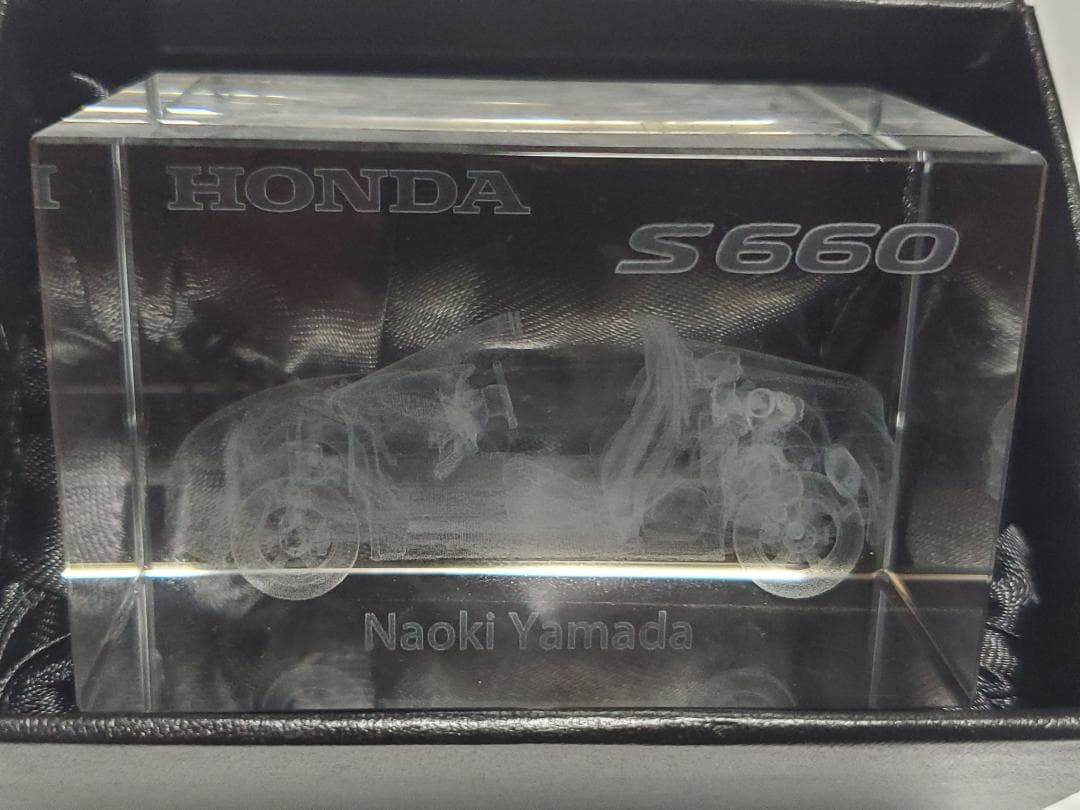 ニ*ク様 ☆★　ホンダ太陽製作　予約新車購入者　S660 3Dクリスタル　★☆