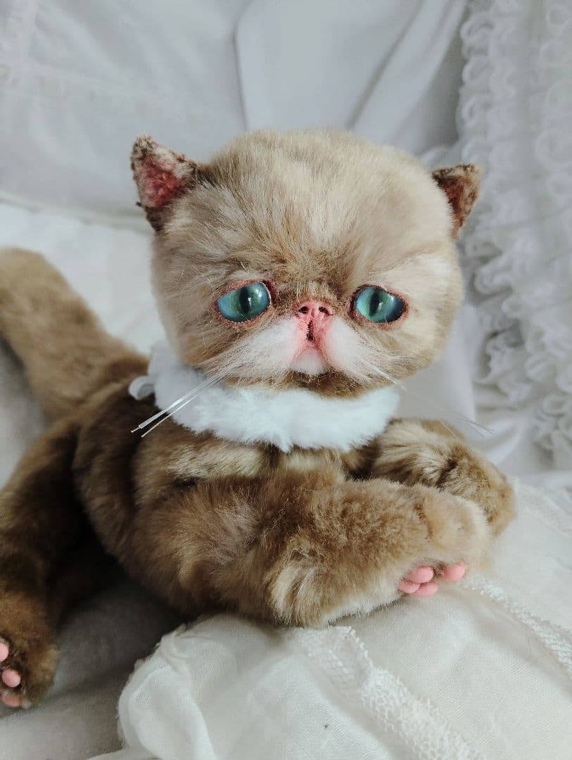 eriちゃんオーダー❤高級ファー♡エキゾチック子猫ちゃん♡アートドールぬいぐるみ