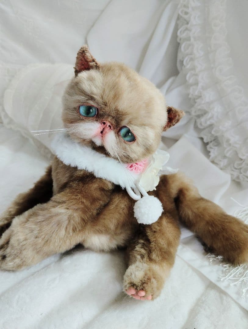 eriちゃんオーダー❤高級ファー♡エキゾチック子猫ちゃん♡アートドールぬいぐるみ