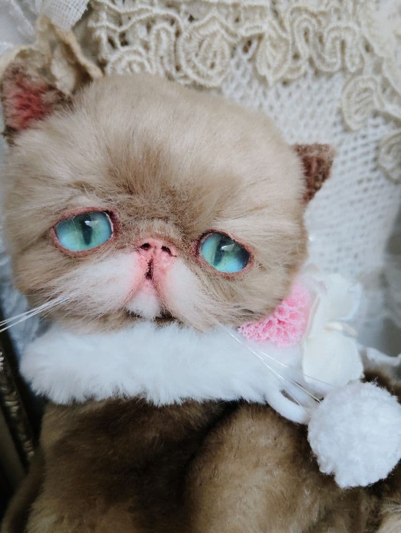 eriちゃんオーダー❤高級ファー♡エキゾチック子猫ちゃん♡アートドールぬいぐるみ