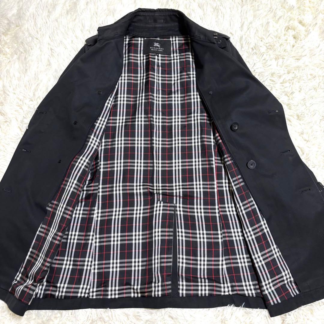 【希少モデル】バーバリーブラックレーベル　トレンチコート ライナー付 M 黒