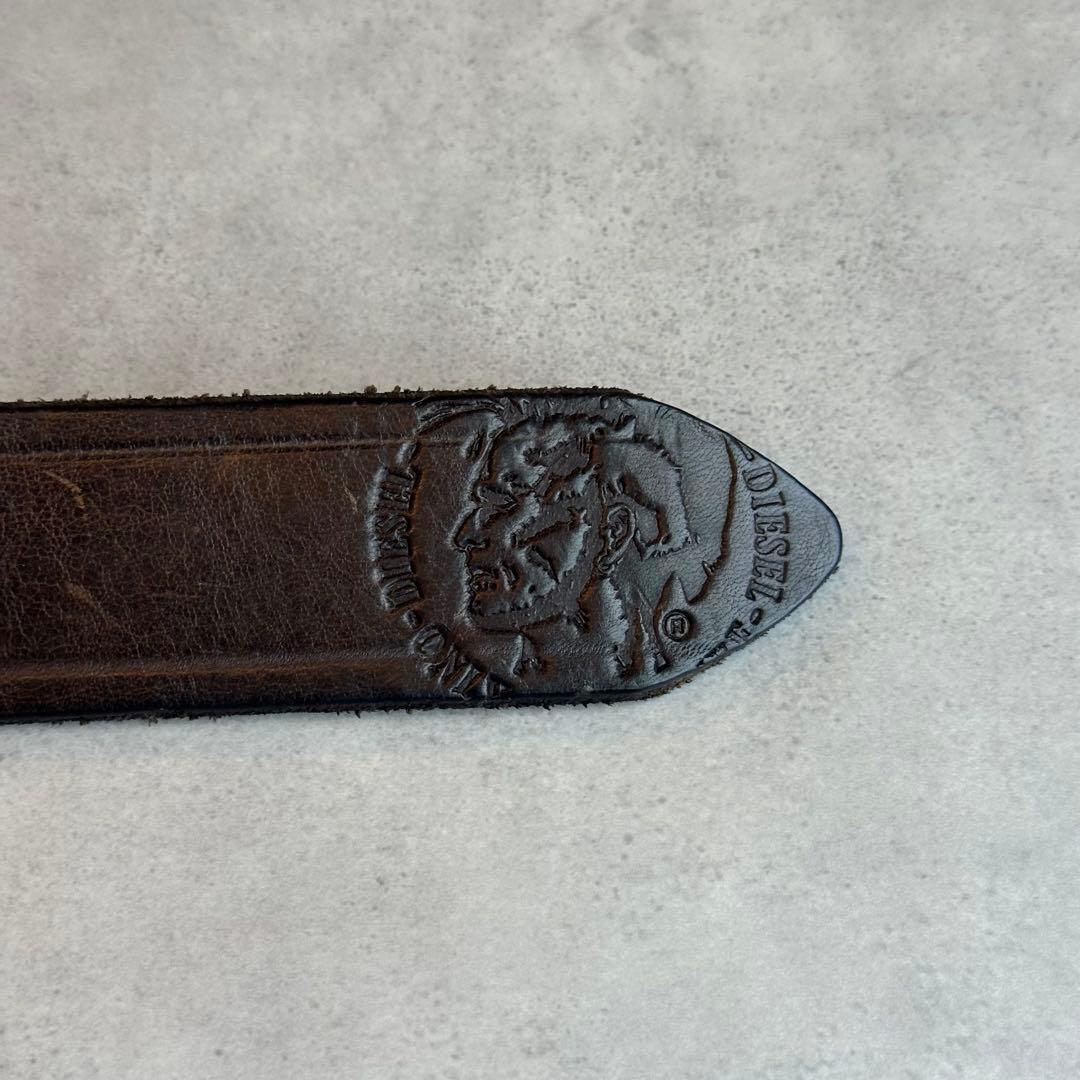 小物 archive DIESEL Rock Studs Leather belt