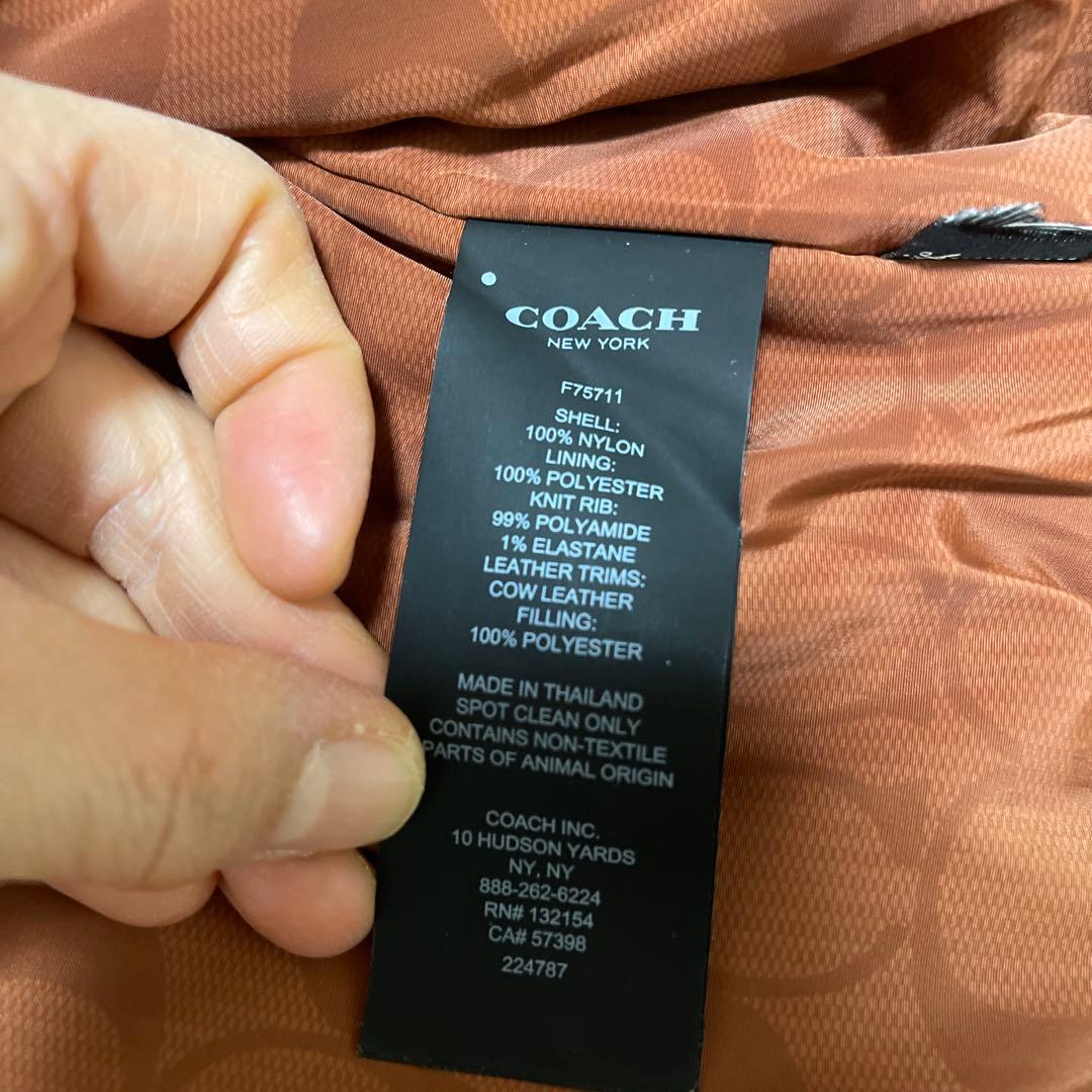 COACH MA-1スタイルジャケット ネイビー