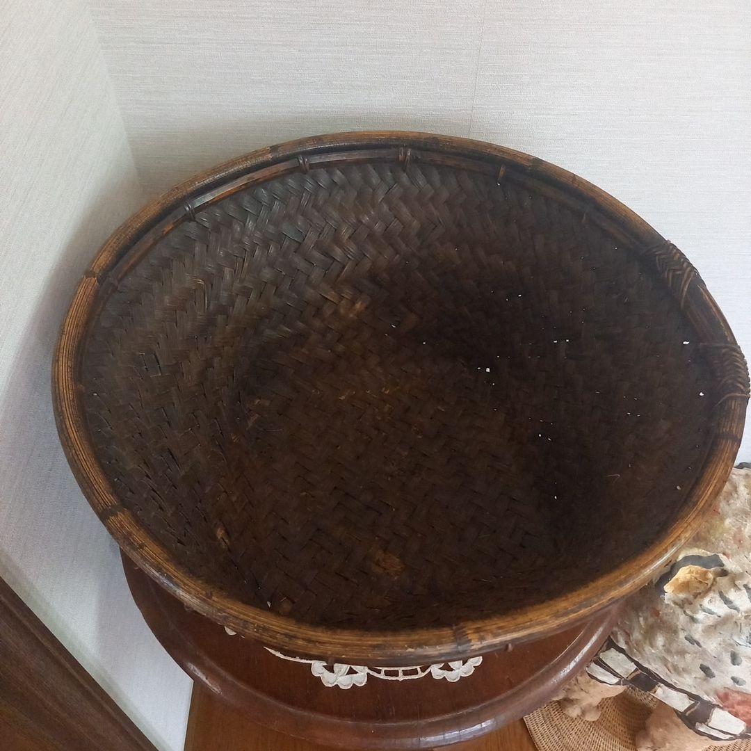 フィリピンアンティークかご　民芸品