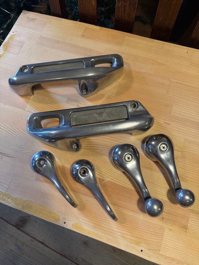 ローバー　ミニ　アルミ　インナーハンドル類セット