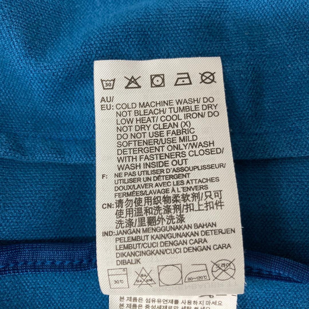 adidas アディダス トラックジャケット　ブルー 長袖 ジャージ M