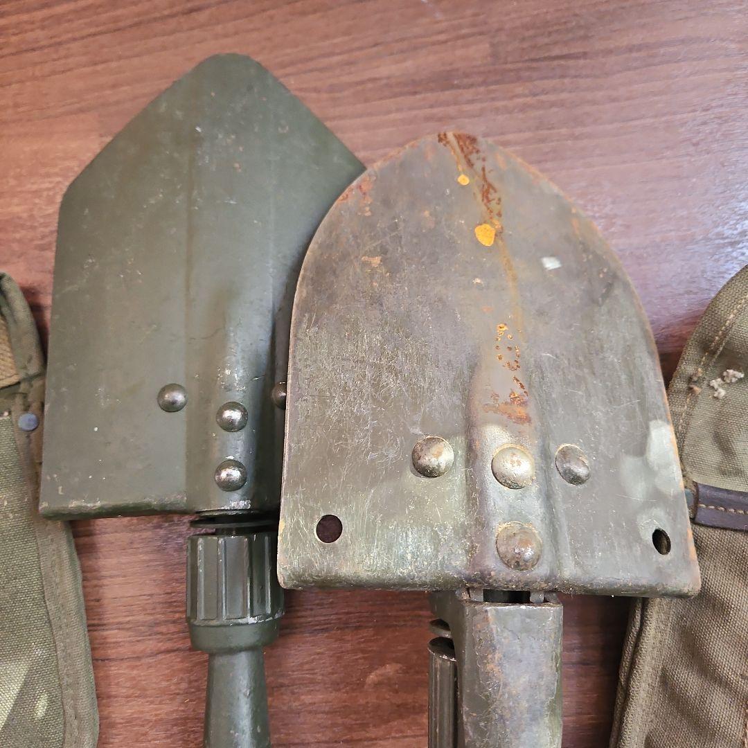 U.S.刻印 オリーブドラブ スコップ 2個セット