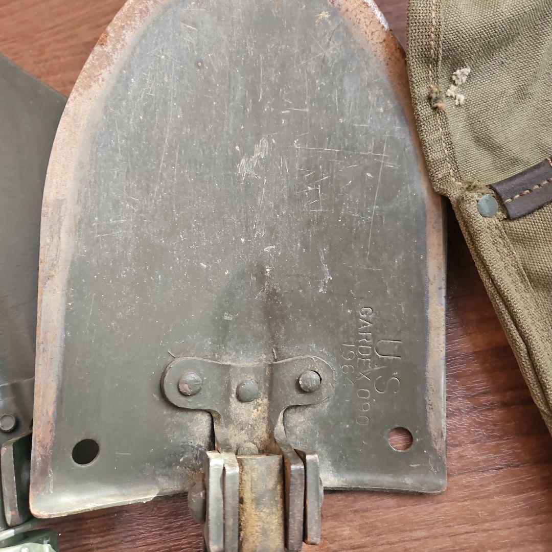 U.S.刻印 オリーブドラブ スコップ 2個セット