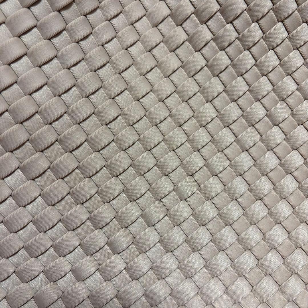 【NAGHEDI 】編み込みトートバッグ シェルピンク