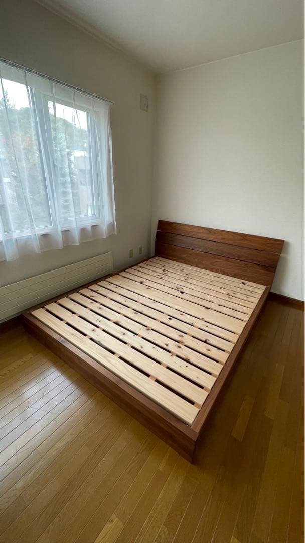 マスターウォール　木製ベッド　ケーピーベッド　クイーンサイズ