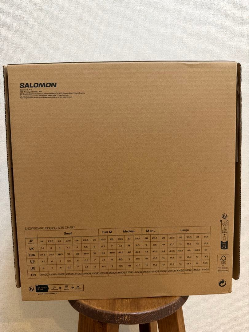 新品未使用 SALOMON DISTRICTブラックM 24-25バインディング