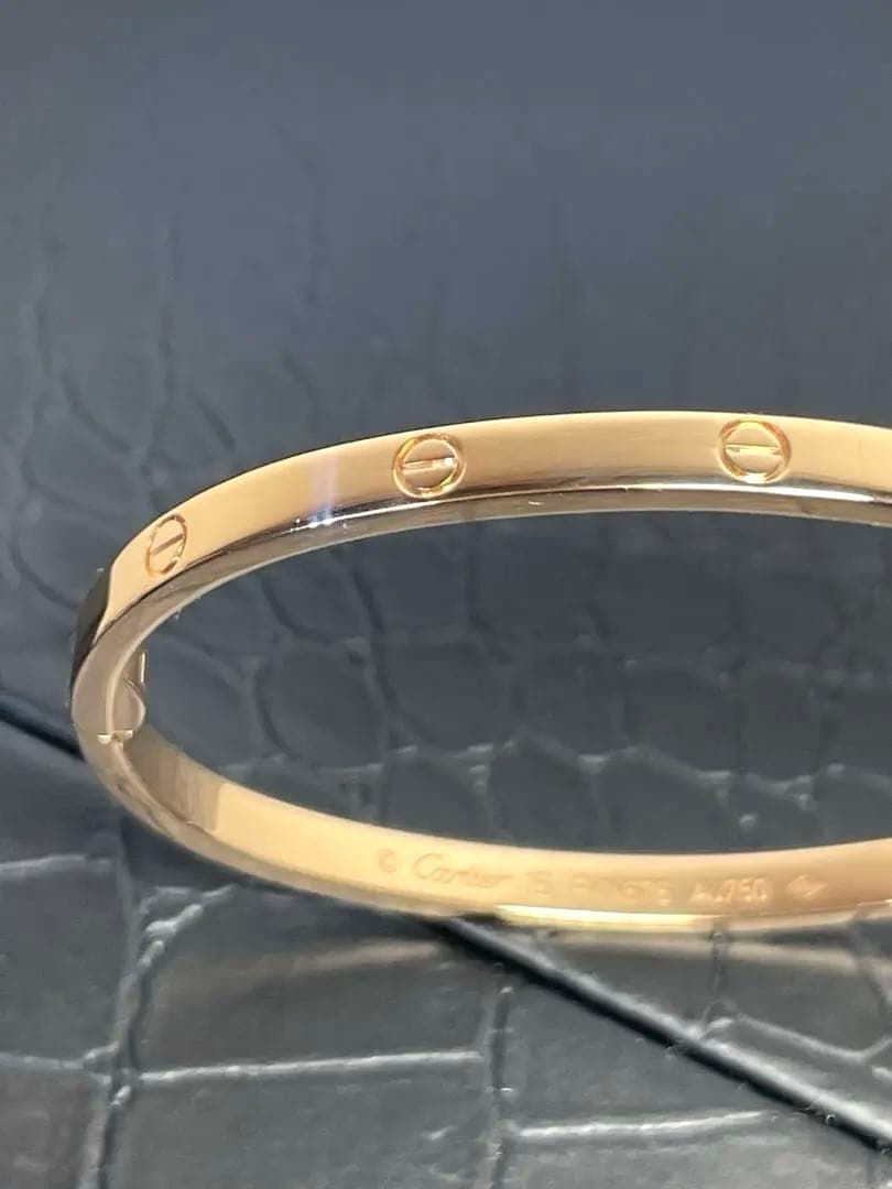極美品Cartierカルティエ★ラブブレスK18PGピンクゴールド#15SM