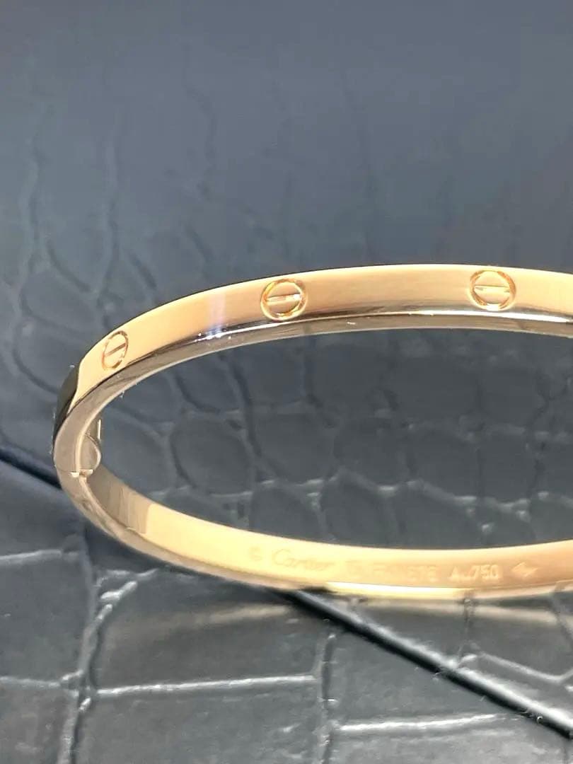 極美品Cartierカルティエ★ラブブレスK18PGピンクゴールド#15SM