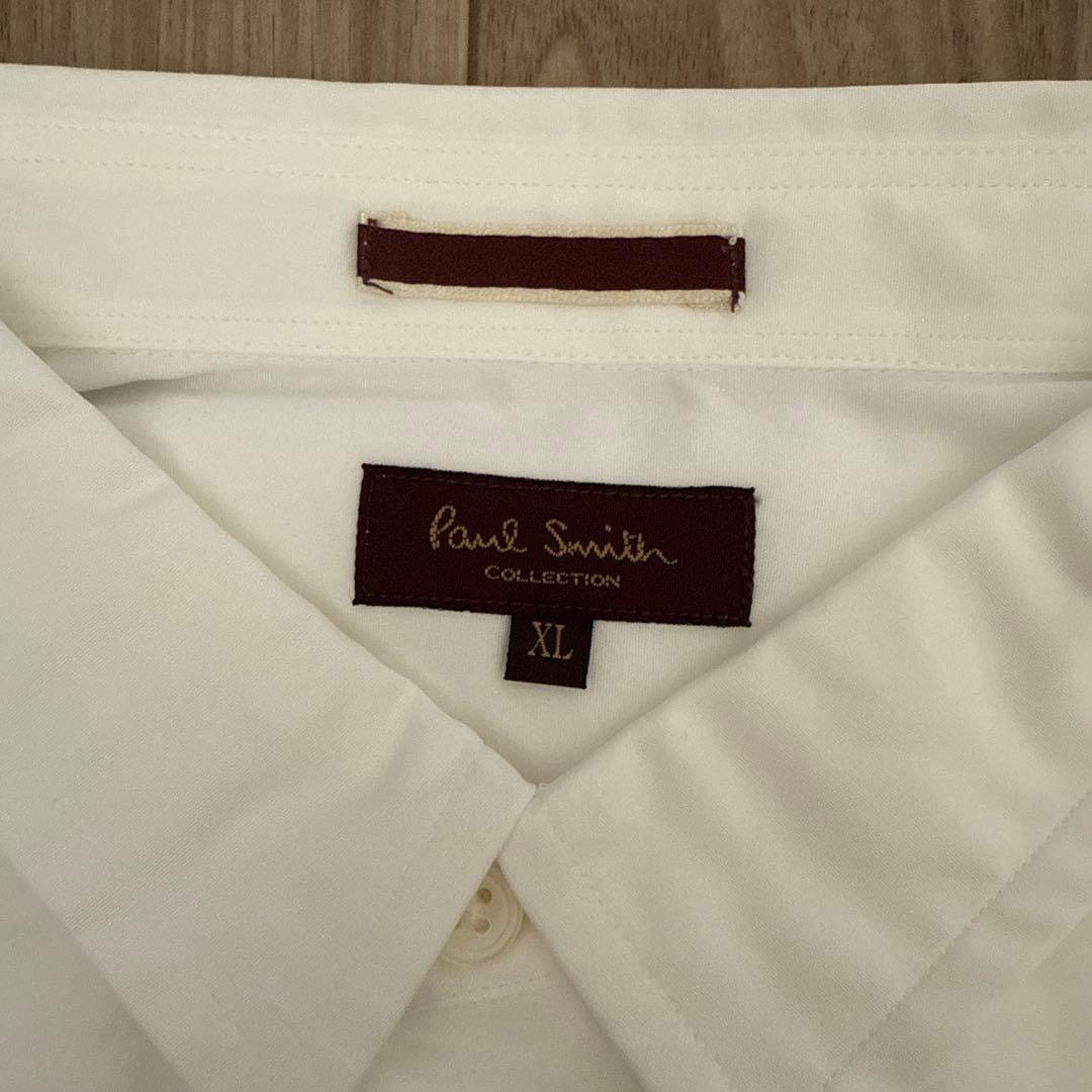 新品未使用‼️Paul Smith ポールスミス 刺繍入りホワイトシャツ XL