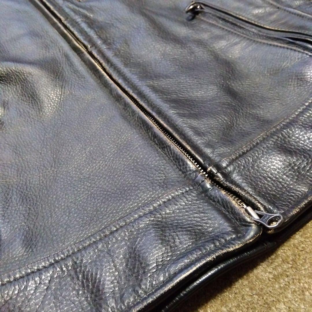 Sサイズ アメリカ製 ハーレーダビッドソン 純正 ライダースジャケット