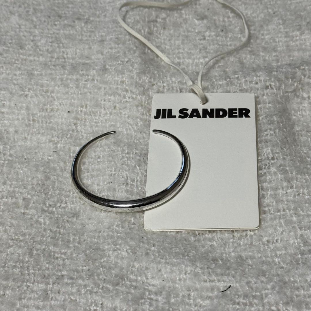 JIL SANDER ジルサンダー オープンカフブレスレット シルバー