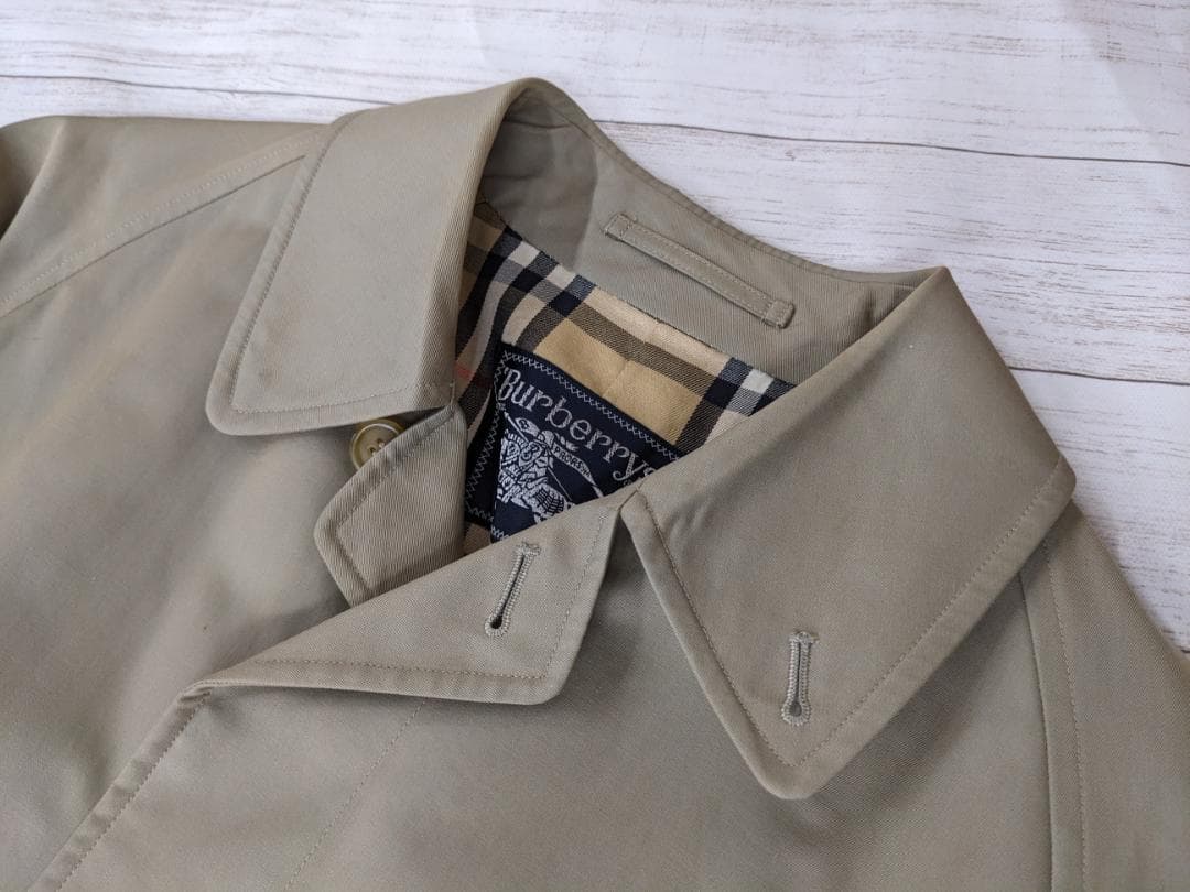 バーバリーズ/80s～90sヴィンテージ/バルマカーンコート/裏地ノヴァチェック