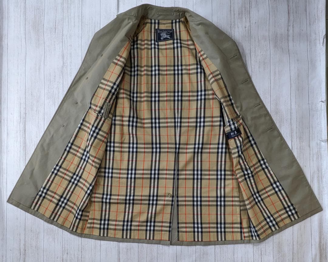 バーバリーズ/80s～90sヴィンテージ/バルマカーンコート/裏地ノヴァチェック