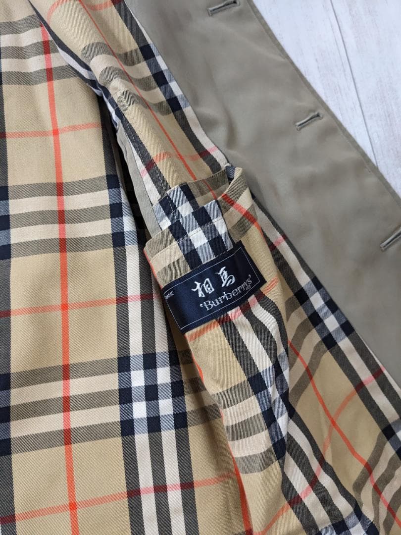 バーバリーズ/80s～90sヴィンテージ/バルマカーンコート/裏地ノヴァチェック