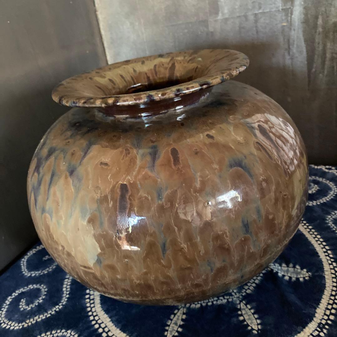 骨董品 壺 丸壺