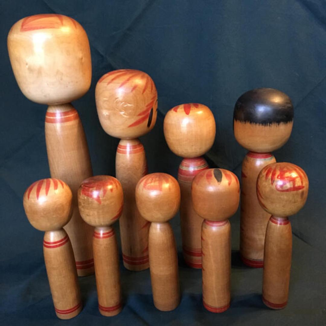 希少年代物 昭和レトロ 伝統こけし 古こけし