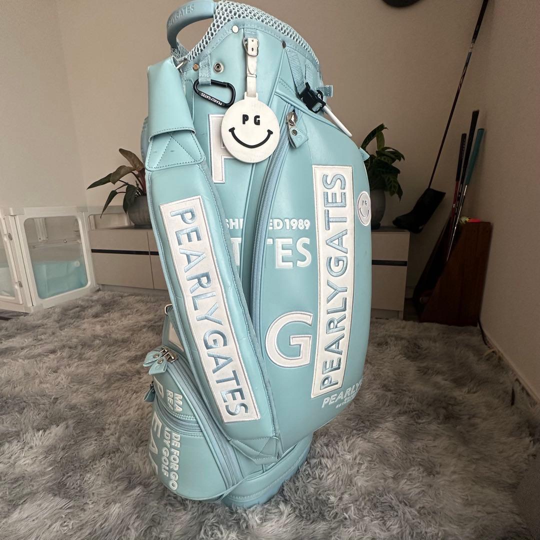 【完売】パーリーゲイツ キャディーバック　スタンド式　ブルー　70,400円
