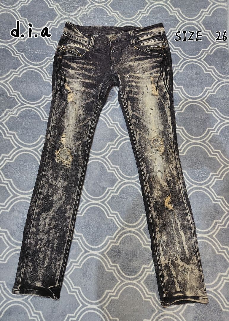 ✟レア✟　d.i.a ダメージデニム　　平成ギャル　Y2K　スタッズ
