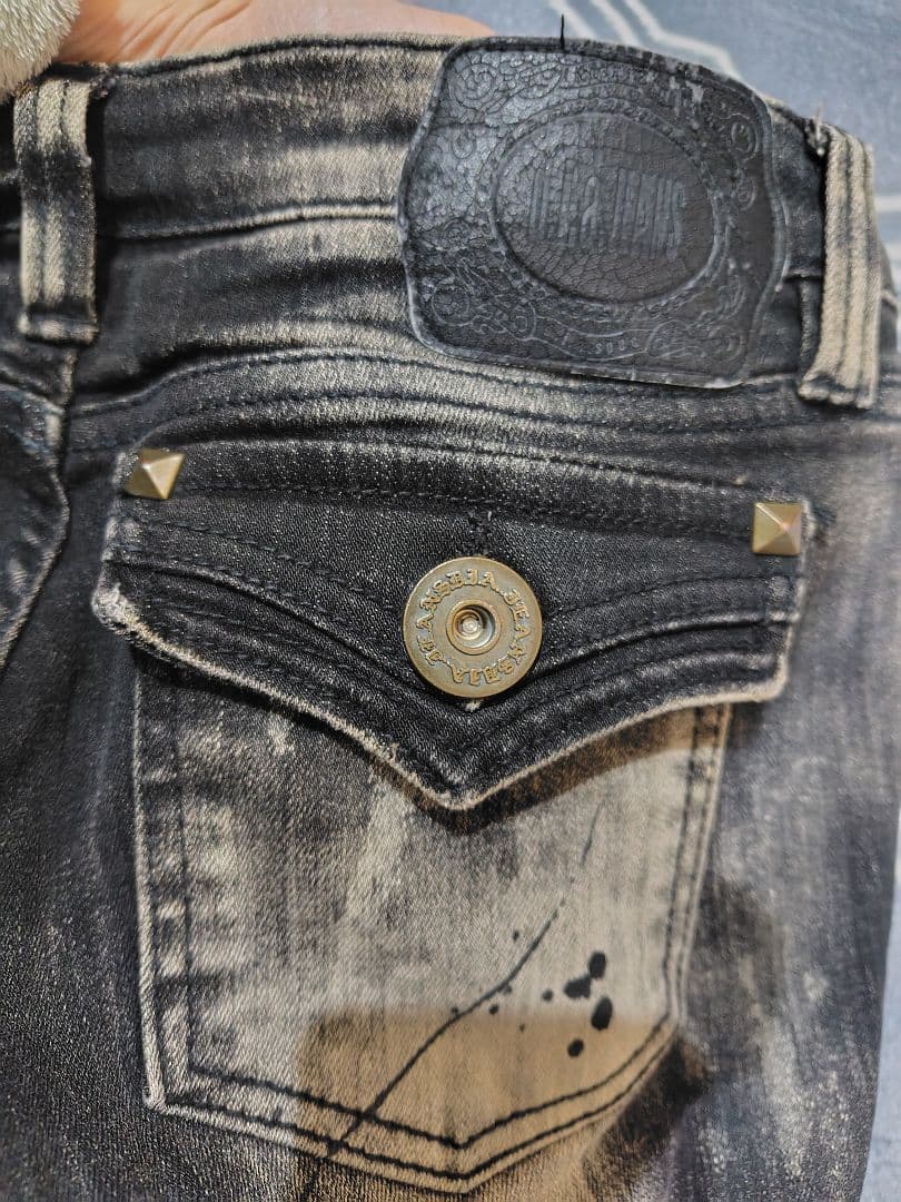 ✟レア✟　d.i.a ダメージデニム　　平成ギャル　Y2K　スタッズ
