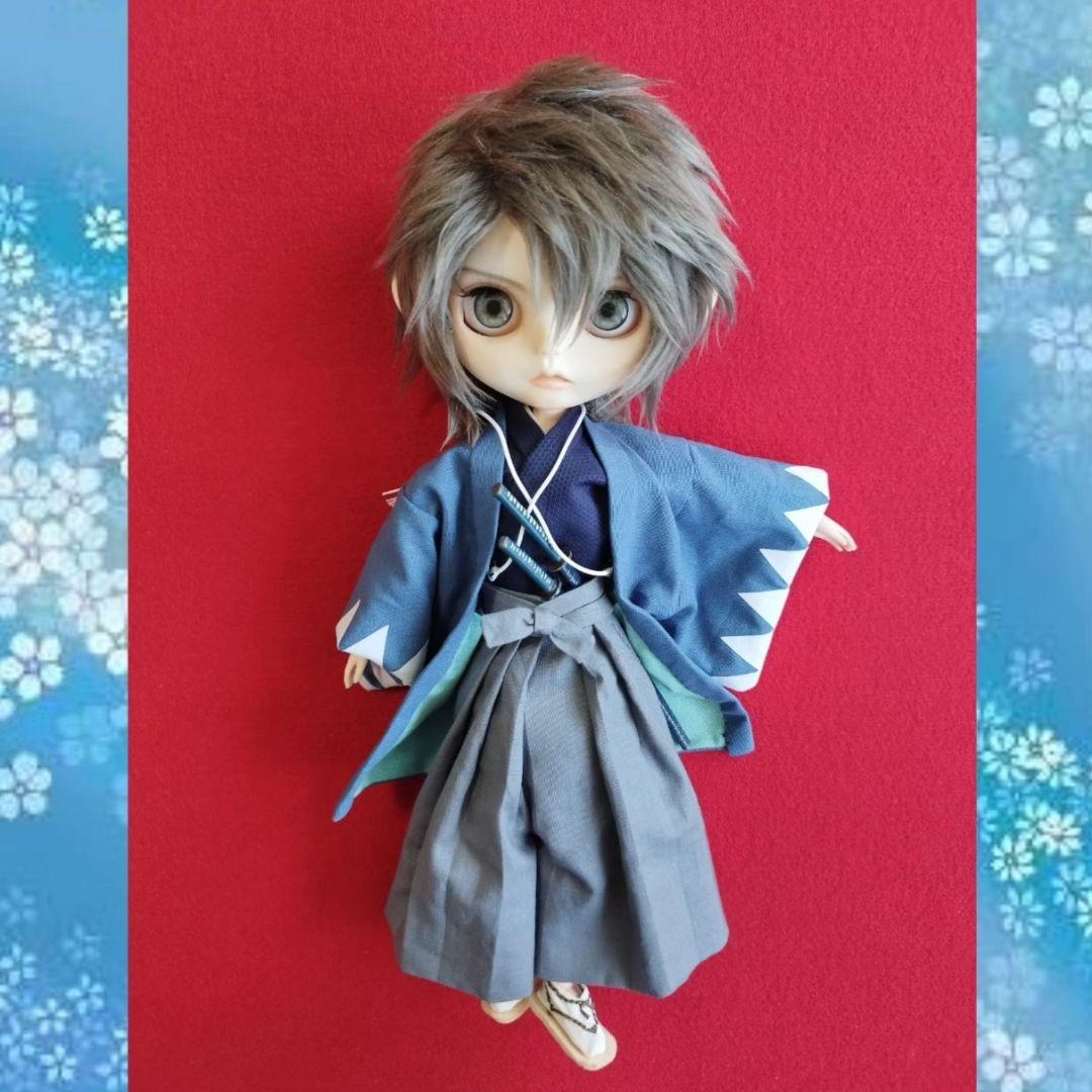 確認用　オビツ２７　新撰組　着物　男の子　アウトフィット　アイシードール