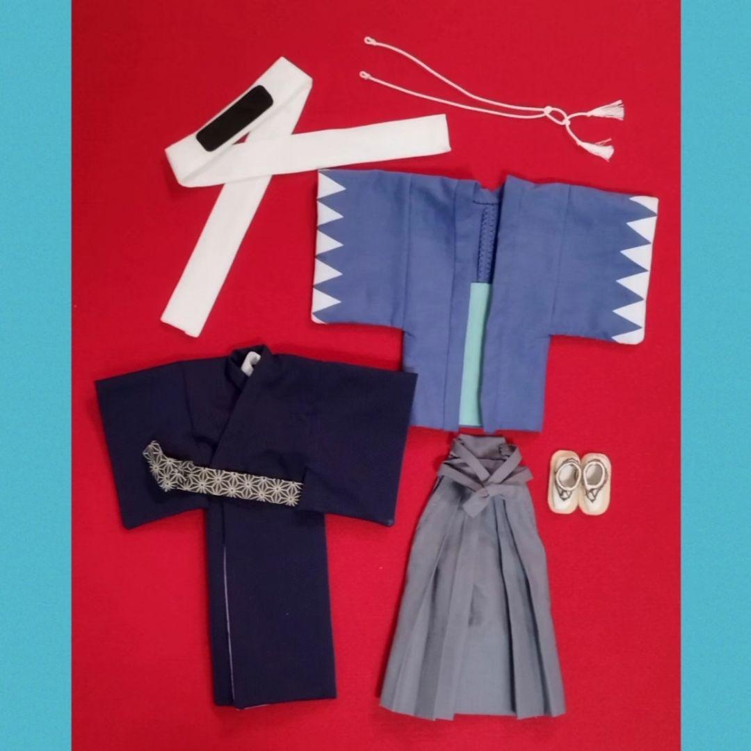 確認用　オビツ２７　新撰組　着物　男の子　アウトフィット　アイシードール