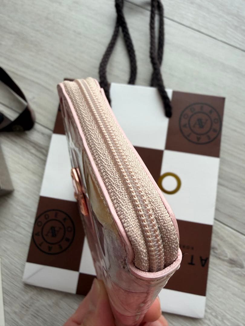 ATAO ミリモ ブロックパーティ 二つ折り財布