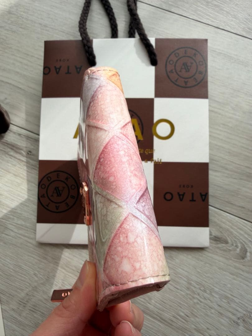 ATAO ミリモ ブロックパーティ 二つ折り財布