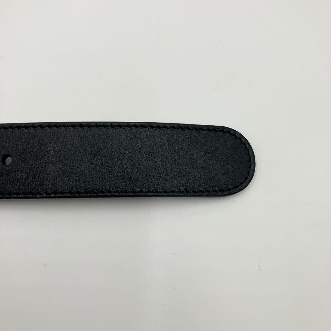 箱付き・美品✨ GUCCI ベルト GG マーモント レザー ブラック