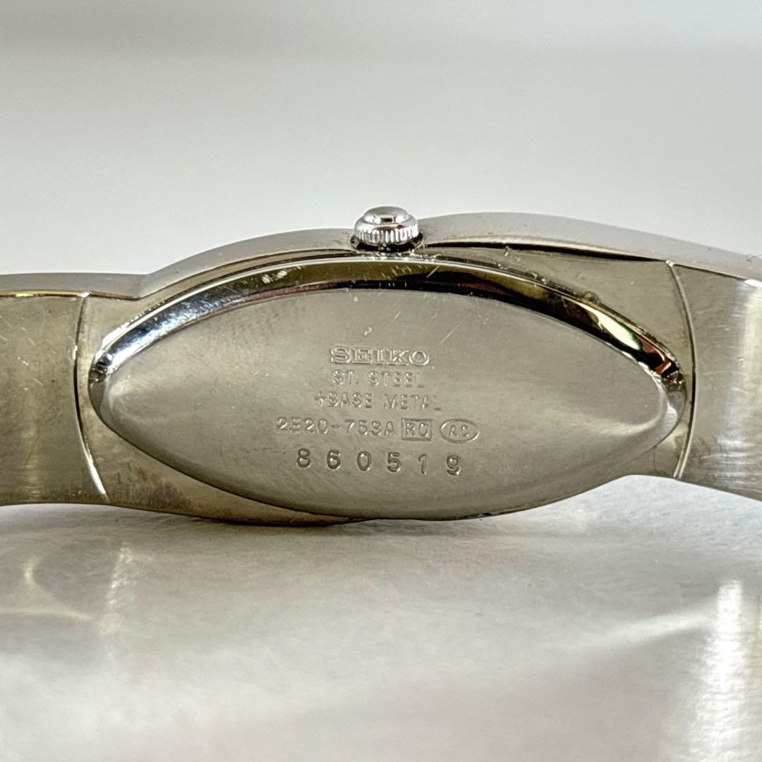 【新品電池 稼働】SEIKO ブレスウォッチ パープル レディース 腕時計.